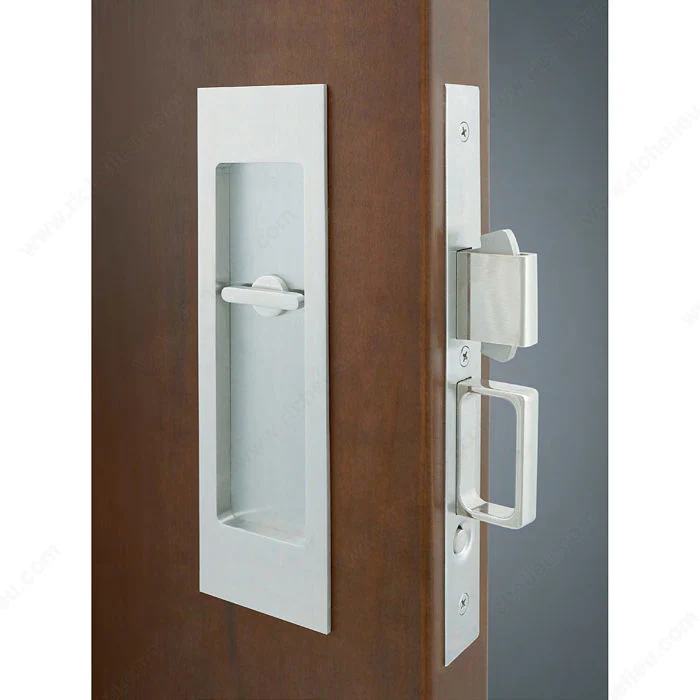 Ensemble de serrure à mortaiser INOX(MC) PD8000 pour porte coulissante – Image 2