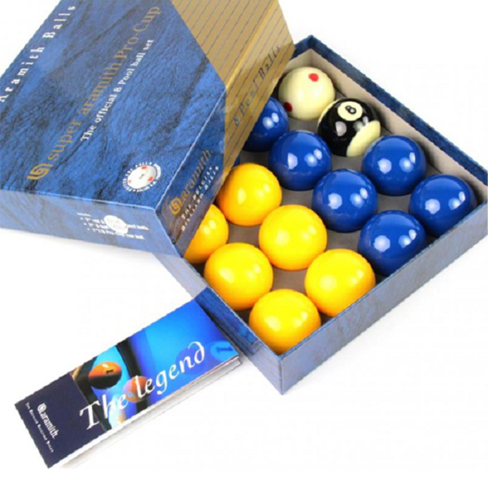 Jeu anglais Super aramith Pro-Cup 7 jaunes/7 bleues  50,8mm