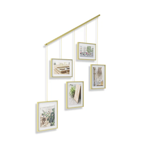 Cadres photos suspendus laiton - Exhibit – Image 3